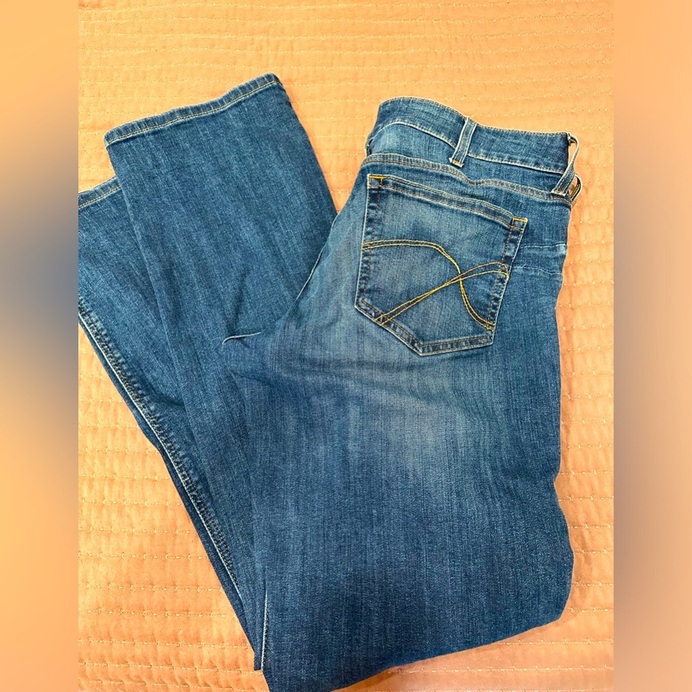 Ariat R.E.A.L. Mid Rise Straight Jean- LONG inseam